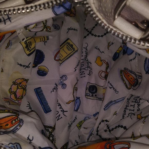 JAYE HERSH HOLLYWOOD INTUITION WHITE TOTE/BAG - Picture 4 of 6